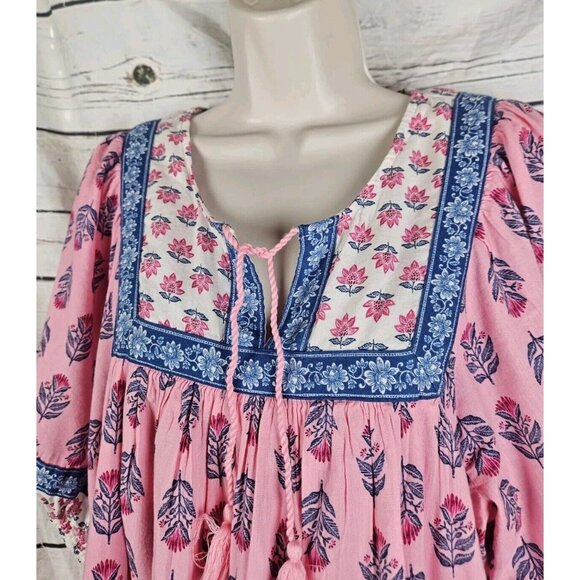 Old Navy Pink and Blue Floral Dress - Picture 4 of 9